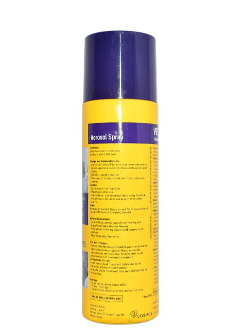 WOUND SPRAY VETMYCIN 170GMS