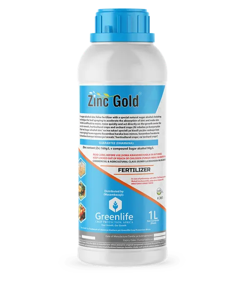 ZINC  GOLD 500MLS GREENLIFE