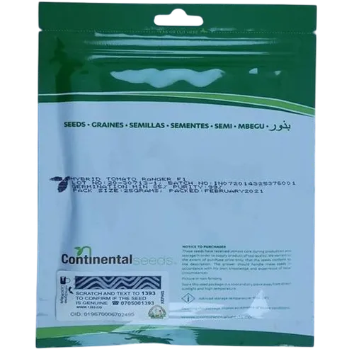 TOMATO RANGER F1 25GM CONTIN