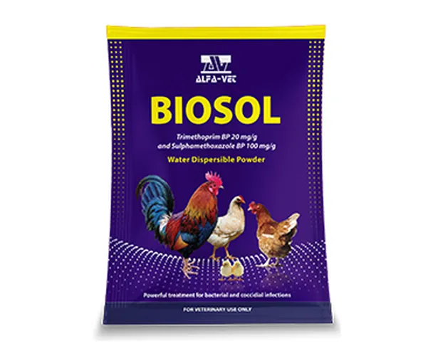 POULTRY ANTIBIOTIC BIOSOL 100GMS SULPHUR