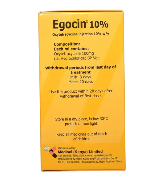 EGOCIN HCL 10% 100MLS MEDISEL