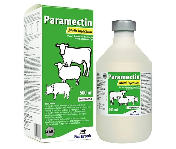 PARAMECTIN IVERMECTIN  50MLS