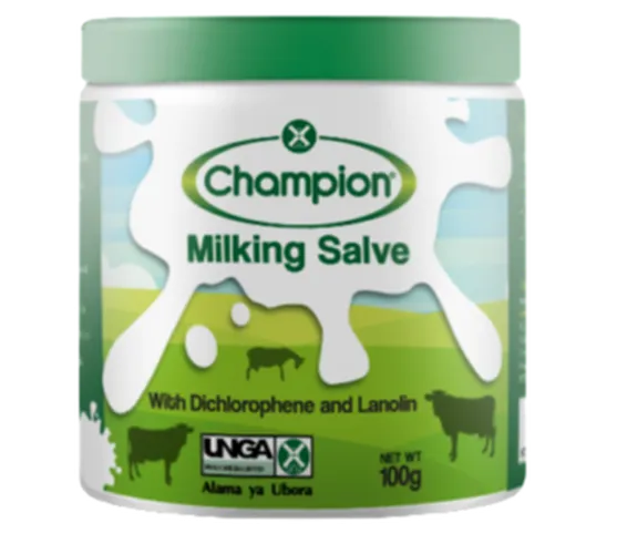 CHAMPION MILKING SALVE 100GMS UNGA