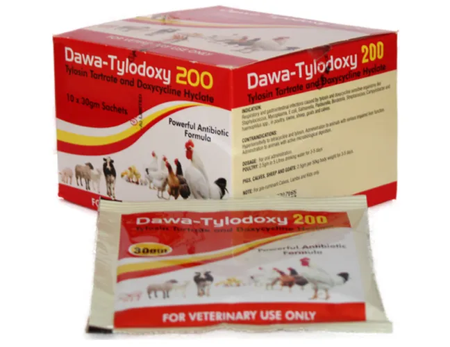 POULTRY ANTIBIOTIC TYLODOXY 200WSP 25GMS TYLOSIN VETCARE