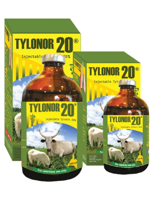 TYLONOR 20% 100ML (tylosin 20%) JUBAILI