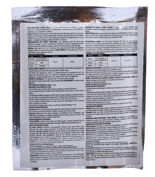 T-KAB 25GMS INDOXACARB 300WG