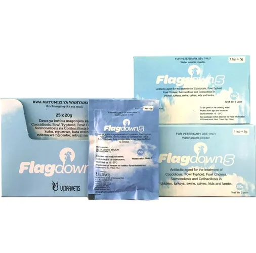 POULTRY ANTIBIOTIC FLAGDOWN 20GMS ANTI-COCCIDIOSIS