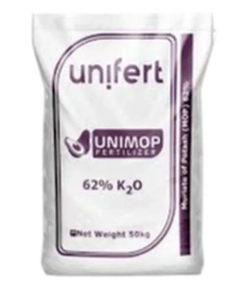 MURIATE OF POTASH 50KG UNIFERT