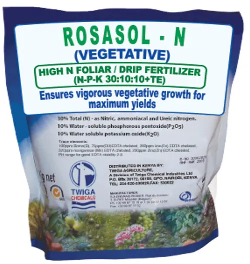 ROSASOL N 25KGS NPK 30-10:10:2