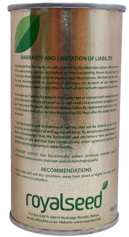 KALE SUKUMA MATUMBO 100GM ROYAL