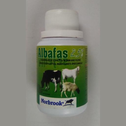 ALBAFAS 2.5%  120MLS