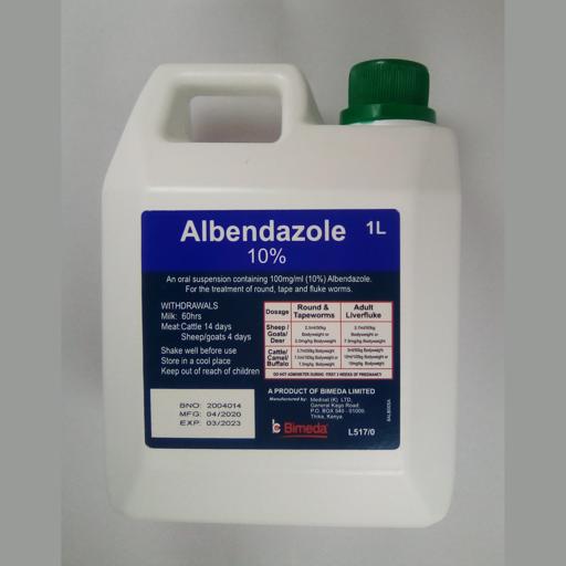 ALBENDAZOLE 10% 1LITRE