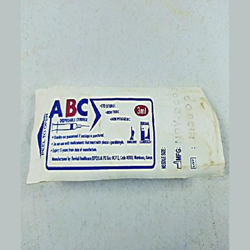 DISPOSABLE SYRINGES 3MLS