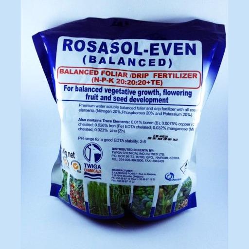 ROSASOL E NPK 20-20-20 1KG