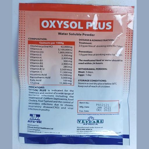 OXYSOL PLUS 100GM VETCARE