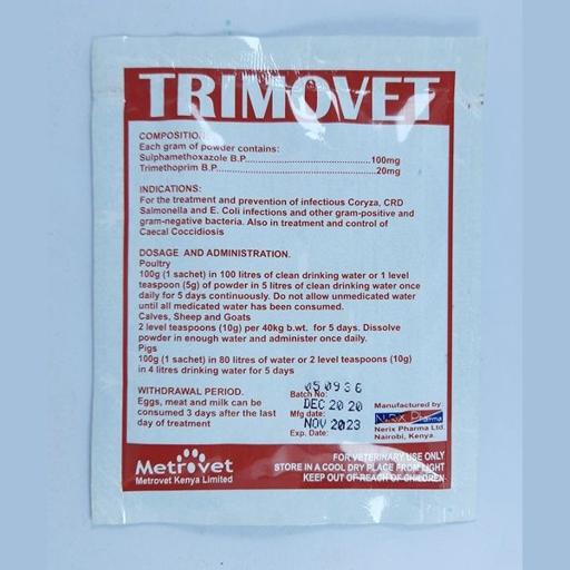 TRIMOVET 30GMS METROVET