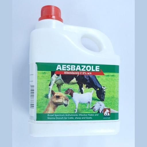 ALBENDAZOLE AESBAZOLE 2.5% 1LTR