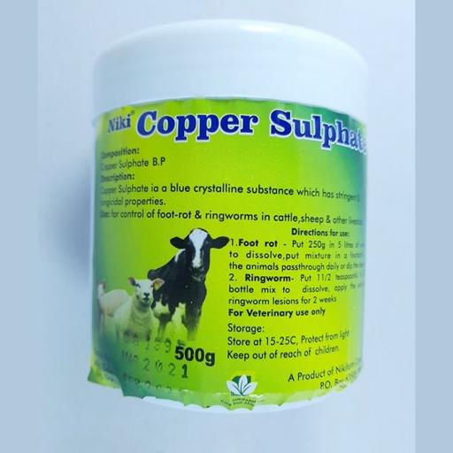 COPPER SULPHATE 500GMS NIKIFARM