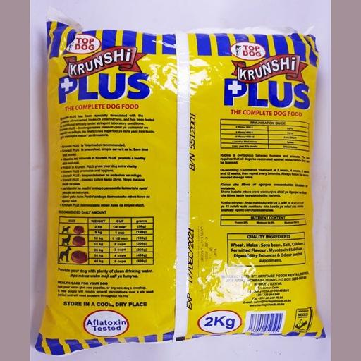 DOG MEAL KRUNSHI TOPDOG 2KG(PLUS)