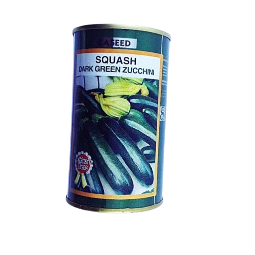 SQUASH DARK GREEN ZUCCHINI 25GMS EA