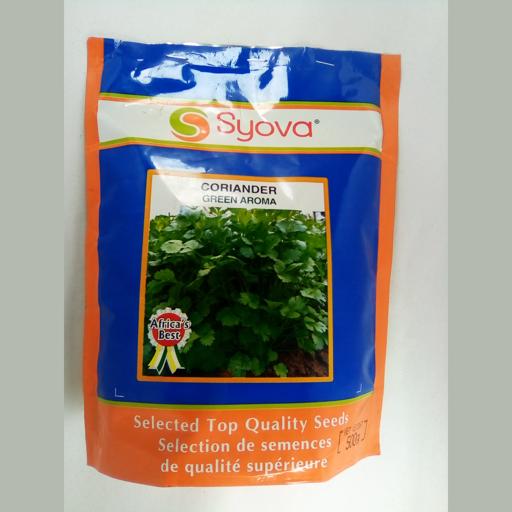 CORRIANDER GREEN AROMA 500GM EA