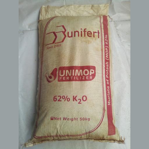 MURIATE OF POTASH 50KG UNIFERT  LACHLAN