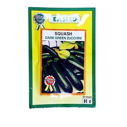 SQUASH DARK GREEN ZUCCHINI  10GM EA