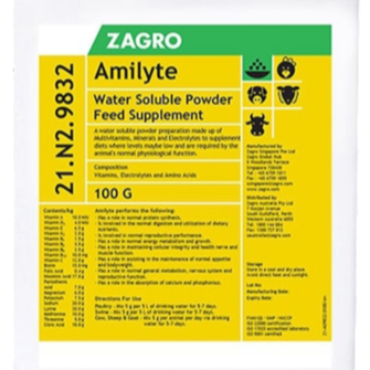 POULTRY VITAMIN AMILYTE 20GMS